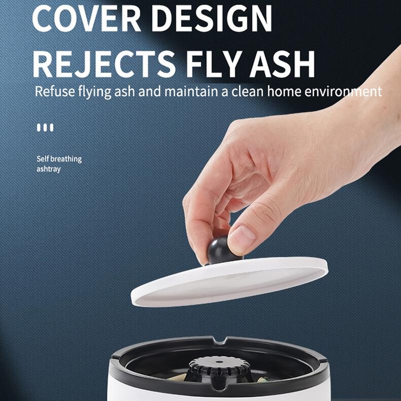 Portable Car Air Purifier Rechargeable Ashtray For Smoke Removal 2