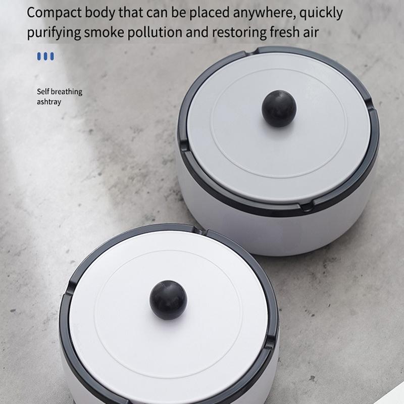 Portable Car Air Purifier Rechargeable Ashtray For Smoke Removal 4