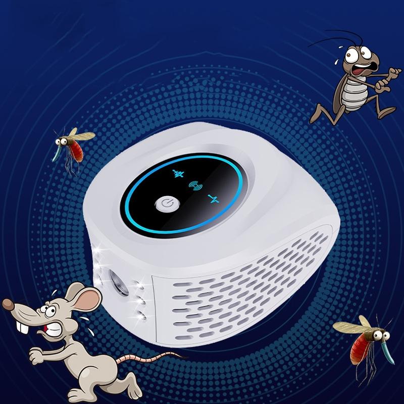 Multifunctional Ultrasonic LED Pest Repeller For Home Garden 0