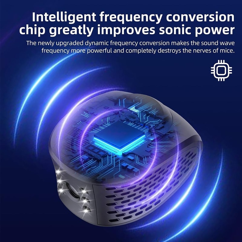 Multifunctional Ultrasonic LED Pest Repeller For Home Garden 7