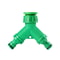 Heavy Duty Garden Hose Splitter With Quick Connect Hose Valve And Dual Shut Off Control 1