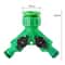 Heavy Duty Garden Hose Splitter With Quick Connect Hose Valve And Dual Shut Off Control 2