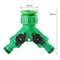 Heavy Duty Garden Hose Splitter With Quick Connect Hose Valve And Dual Shut Off Control 2