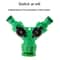 Heavy Duty Garden Hose Splitter With Quick Connect Hose Valve And Dual Shut Off Control 3