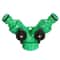 Heavy Duty Garden Hose Splitter With Quick Connect Hose Valve And Dual Shut Off Control 6
