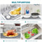 Premium Cuttable Silicone Sink Mat Dish Drainer Pad For Kitchen Cabinets 5