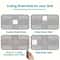 Premium Cuttable Silicone Sink Mat Dish Drainer Pad For Kitchen Cabinets 7