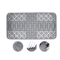 Premium Cuttable Silicone Sink Mat Dish Drainer Pad For Kitchen Cabinets 9