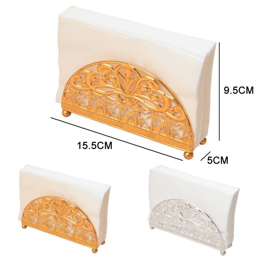 Vintage Metal Paper Towel Holder For Kitchen Countertop Dining Table Decor 2