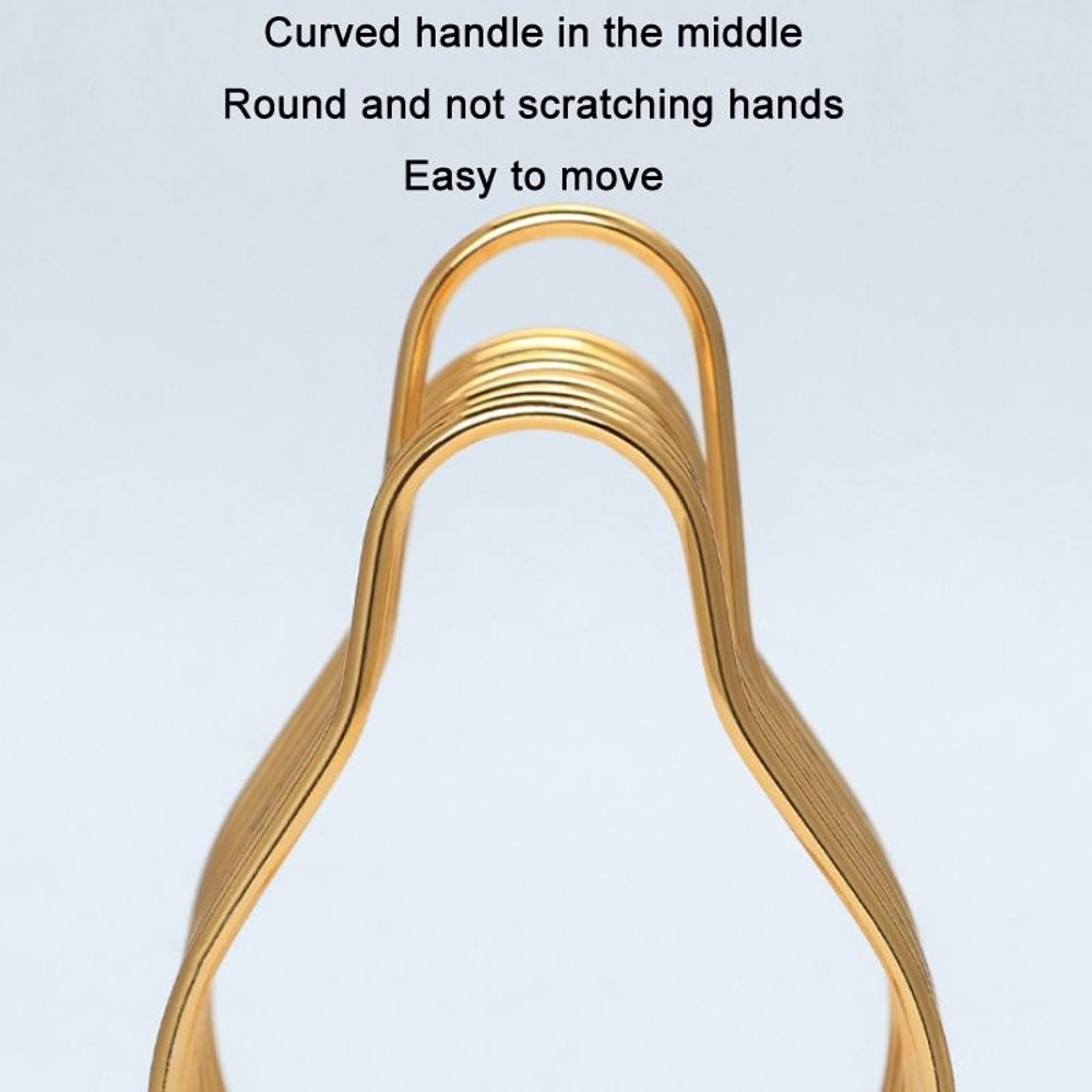 2PCS Kitchen Drain Rack Metal Bowl Organizer With Handle For Dish Drying Countertop Storage 3