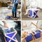 Portable Folding Camping Toilet With Lid Travel Emergency Toilet Seat Storage Bucket 4