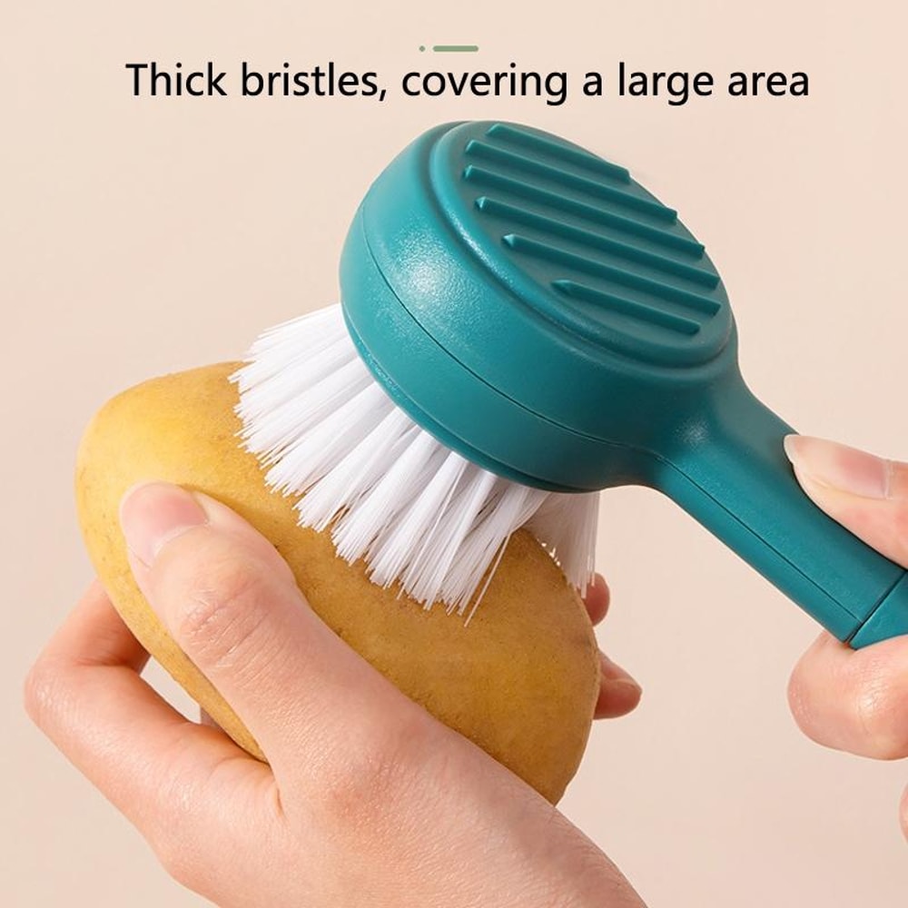 Vegetable Cleaning Brush And Fruit Scrubber With Peeler 4