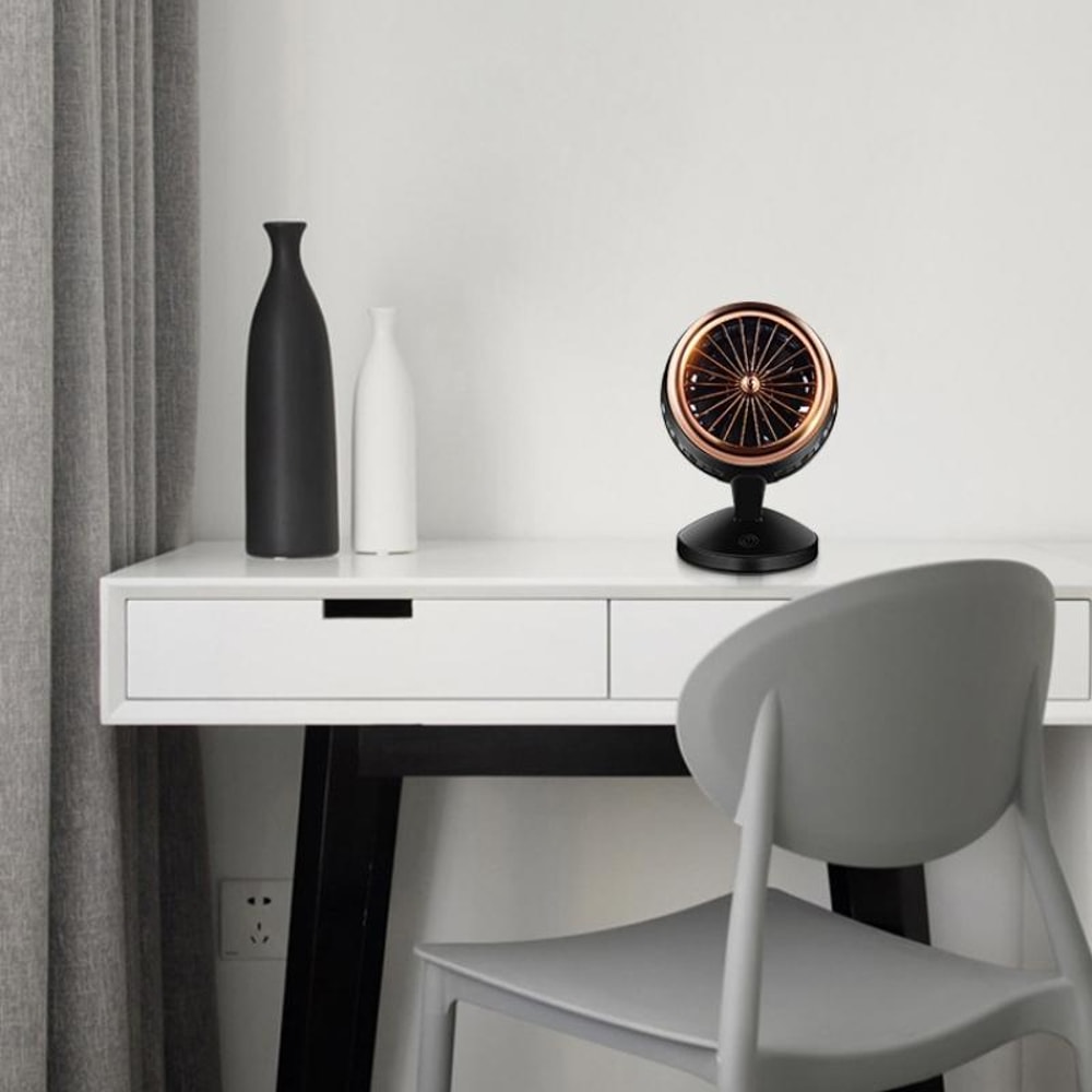 Portable USB Desk Fan Air Circulation Cooler With Quiet 2Speed Adjustable Cooling 5