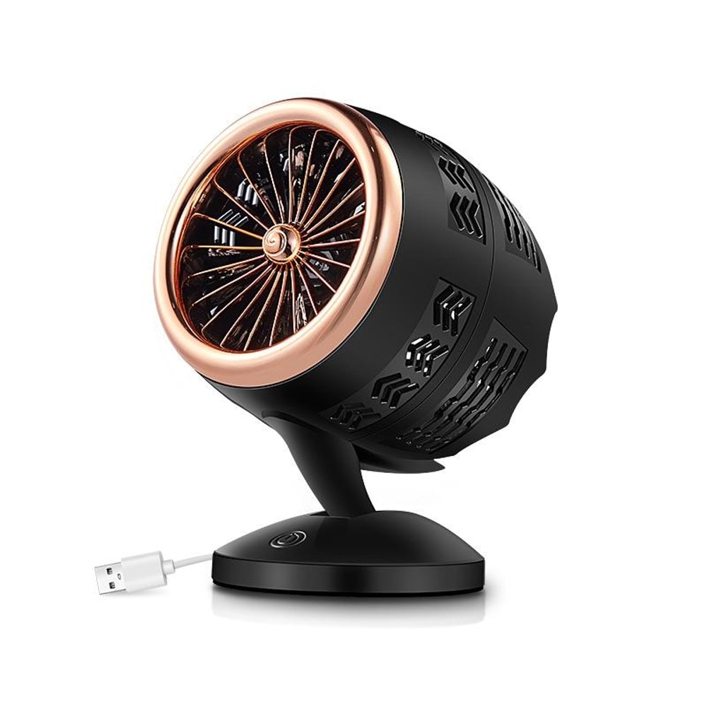 Portable USB Desk Fan Air Circulation Cooler With Quiet 2Speed Adjustable Cooling 8