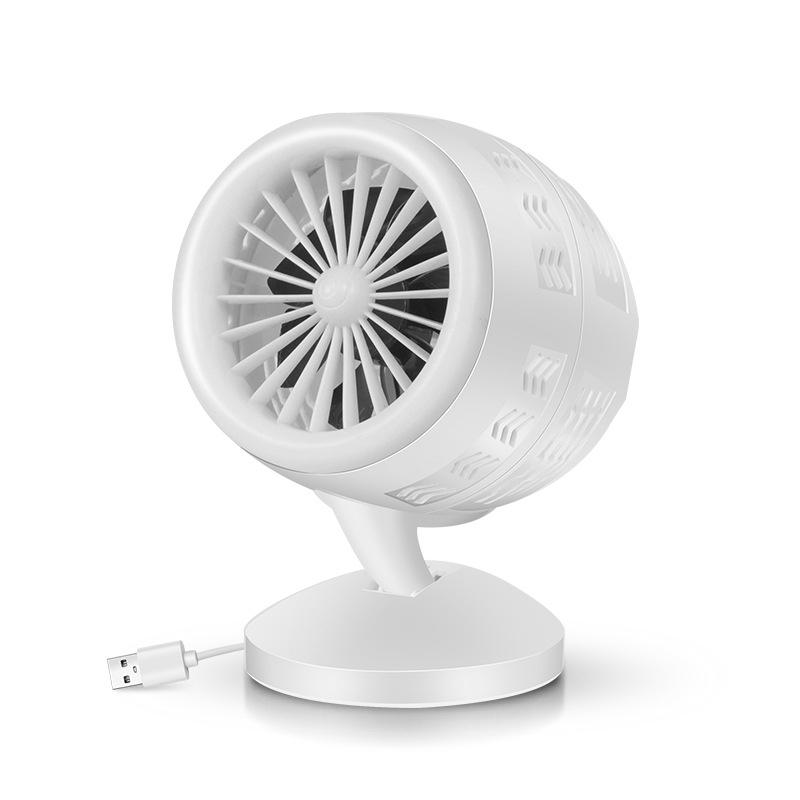 Portable USB Desk Fan Air Circulation Cooler With Quiet 2Speed Adjustable Cooling 10