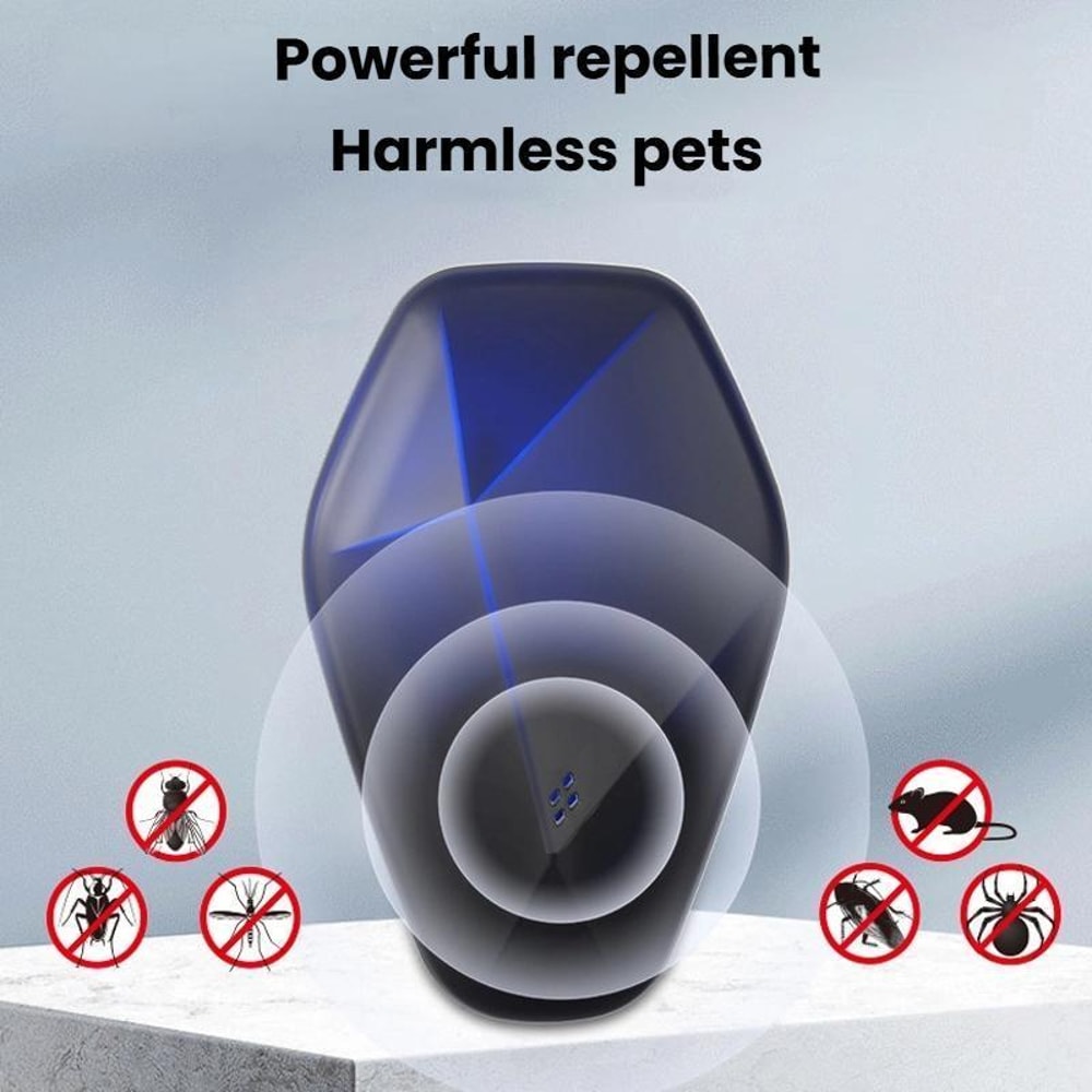 Ultra Quiet Ultrasonic Rodent Repeller For Safe Indoor Pest Control 3