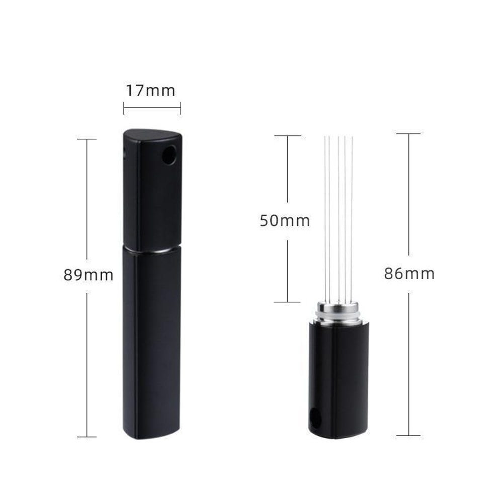 Triangular Mini Espresso Distribution Tool Portable Stainless Steel Coffee Needle Tool for Baristas