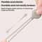 Magnetic Silicone Cable Organizer Straps Reusable Cord Holder Set 2PCS