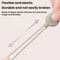 Magnetic Silicone Cable Organizer Straps Reusable Cord Holder Set 2PCS