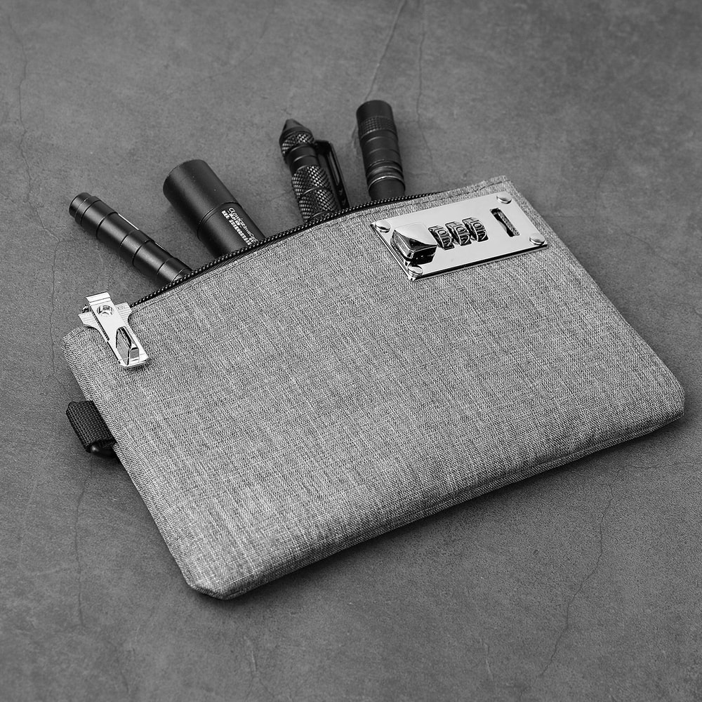 Anti Theft Phone Wallet With Combination Lock Card Holder 2