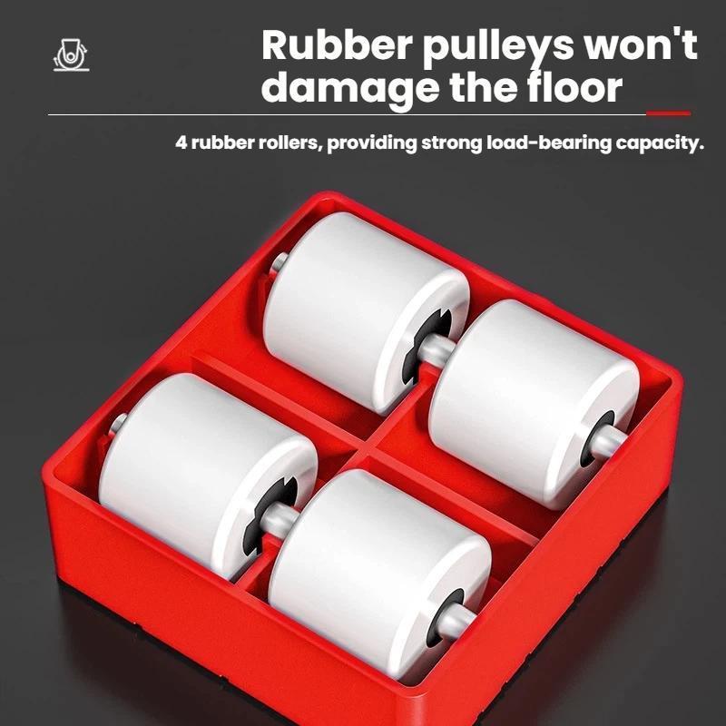 Furniture Moving Tool Set with Silent Wheels & Heavy Duty Lifter