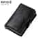 Crazy Horse RFID Aluminum Wallet Card Holder For Men And Women 9