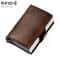 Crazy Horse RFID Aluminum Wallet Card Holder For Men And Women 12