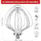 11-Wire Stainless Steel Whisk Attachment for KitchenAid 7 Quart Bowl-Lift Stand Mixer
