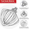 11-Wire Stainless Steel Whisk Attachment for KitchenAid 7 Quart Bowl-Lift Stand Mixer