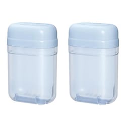 travel drain soap box with lid 2pcs portable soap container for bathroom and camping