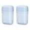 Travel Drain Soap Box with Lid 2pcs Portable Soap Container for Bathroom and Camping