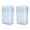 Travel Drain Soap Box with Lid 2pcs Portable Soap Container for Bathroom and Camping