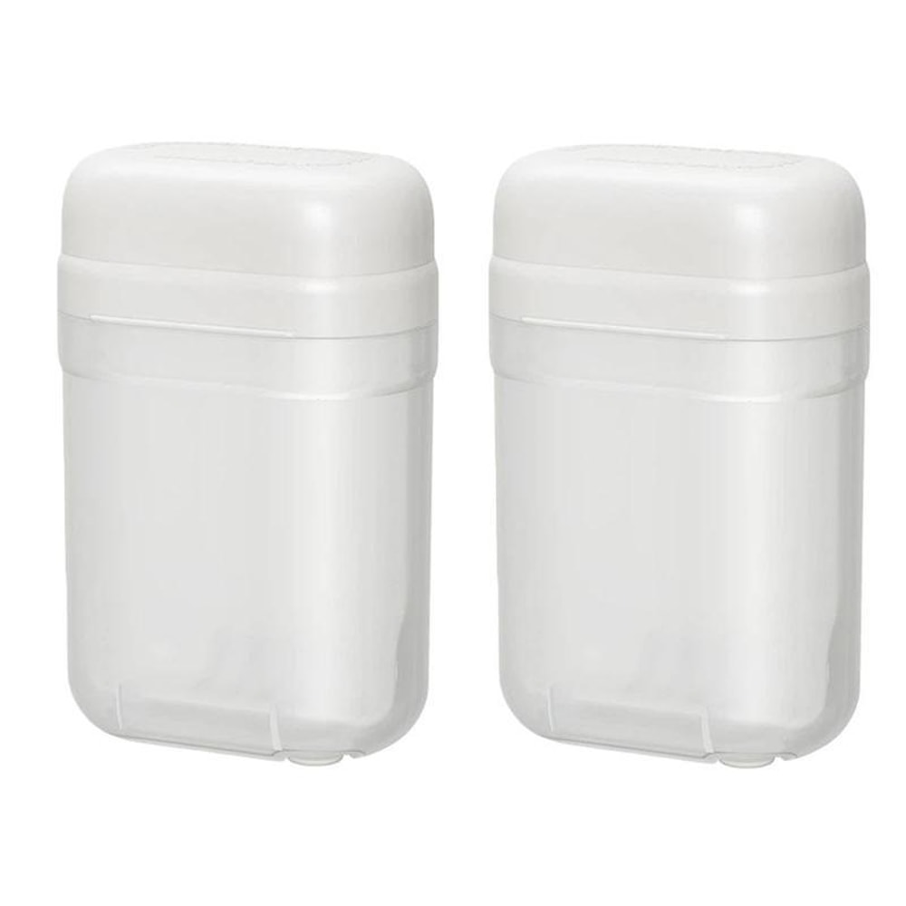 Travel Drain Soap Box with Lid 2pcs Portable Soap Container for Bathroom and Camping