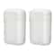 Travel Drain Soap Box with Lid 2pcs Portable Soap Container for Bathroom and Camping