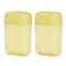 Travel Drain Soap Box with Lid 2pcs Portable Soap Container for Bathroom and Camping