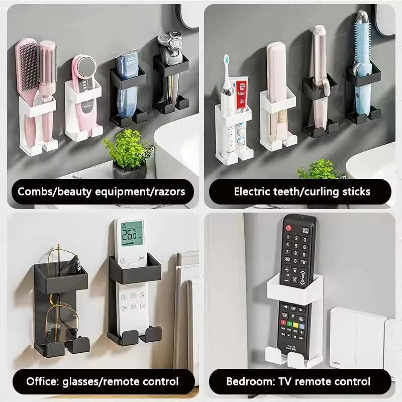 Heat Resistant Curling Iron Holder Wall Mount With Cord Organizer For Hot Hair Tools 3