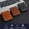 Vintage Leather Slim Wallet For Men With Card Holder Wallet Zipper Coin Pocket Multi Card Slots 1