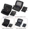 Vintage Leather Slim Wallet For Men With Card Holder Wallet Zipper Coin Pocket Multi Card Slots 5