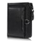 Vintage Leather Slim Wallet For Men With Card Holder Wallet Zipper Coin Pocket Multi Card Slots 8