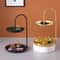 Elegant Two Tier Serving Tray Decorative Wrought Iron Dessert Stand For Home And Parties 1