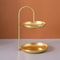 Elegant Two Tier Serving Tray Decorative Wrought Iron Dessert Stand For Home And Parties 5