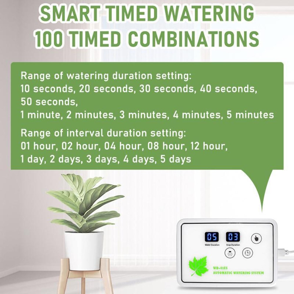 Smart AppControlled Automatic Drip Irrigation System For Indoor Plants Garden Watering 7