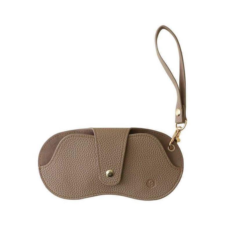 PU Leather Glasses Case With Hanging Strap For Sunglasses Eyewear 6