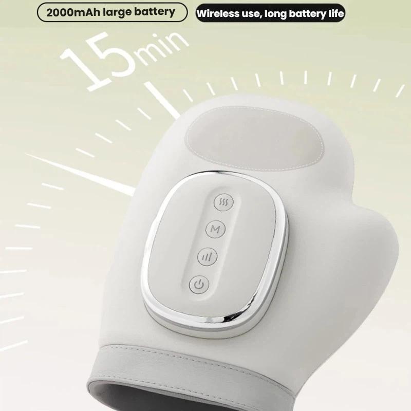Smart Hand Massager with Heat Compression & Air Pressure Therapy