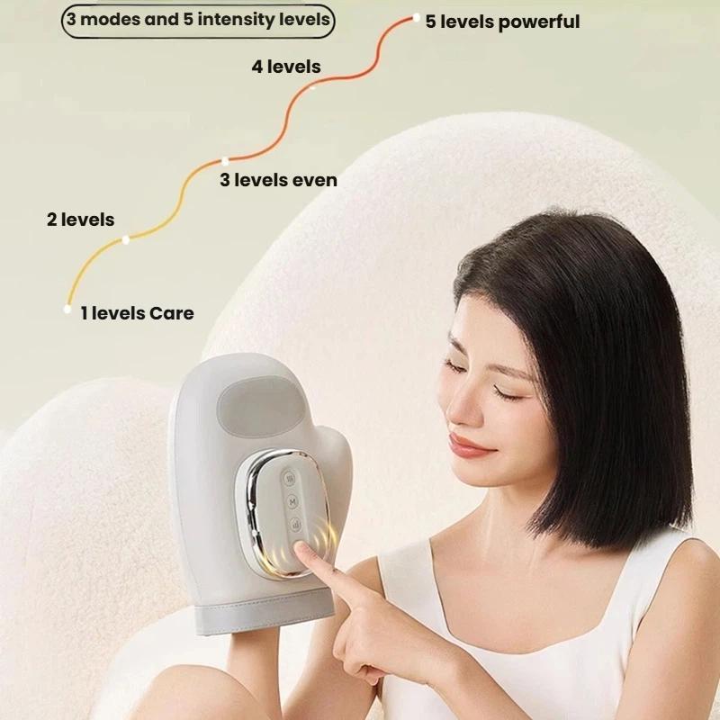 Smart Hand Massager with Heat Compression & Air Pressure Therapy
