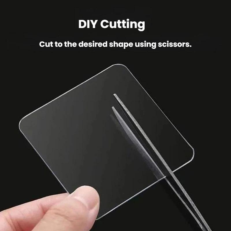 Removable Mounting Stickers 33PCS Transparent Double Sided Adhesive Pads