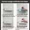 Removable Mounting Stickers 33PCS Transparent Double Sided Adhesive Pads