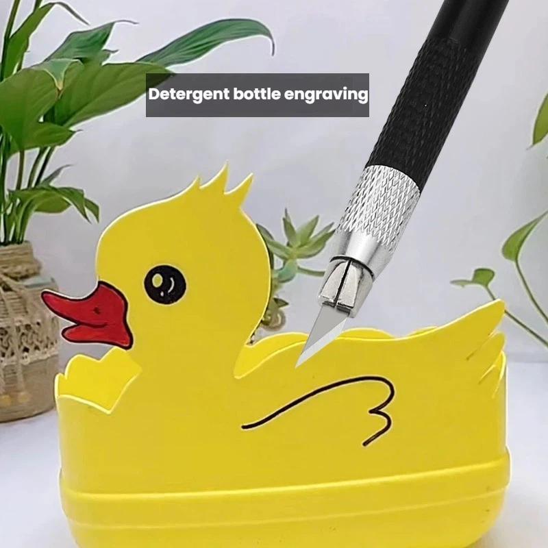 14PCS Rubber Stamp Carving Kit Precision Paper Cutting Knife Set For DIY Crafts Fruit Carving 5
