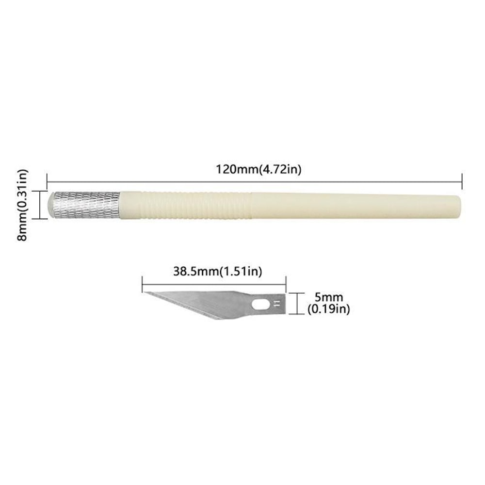 Precision Craft Cutting Knife Set For Paper Cutting Tools And Rubber Stamp Carving 9
