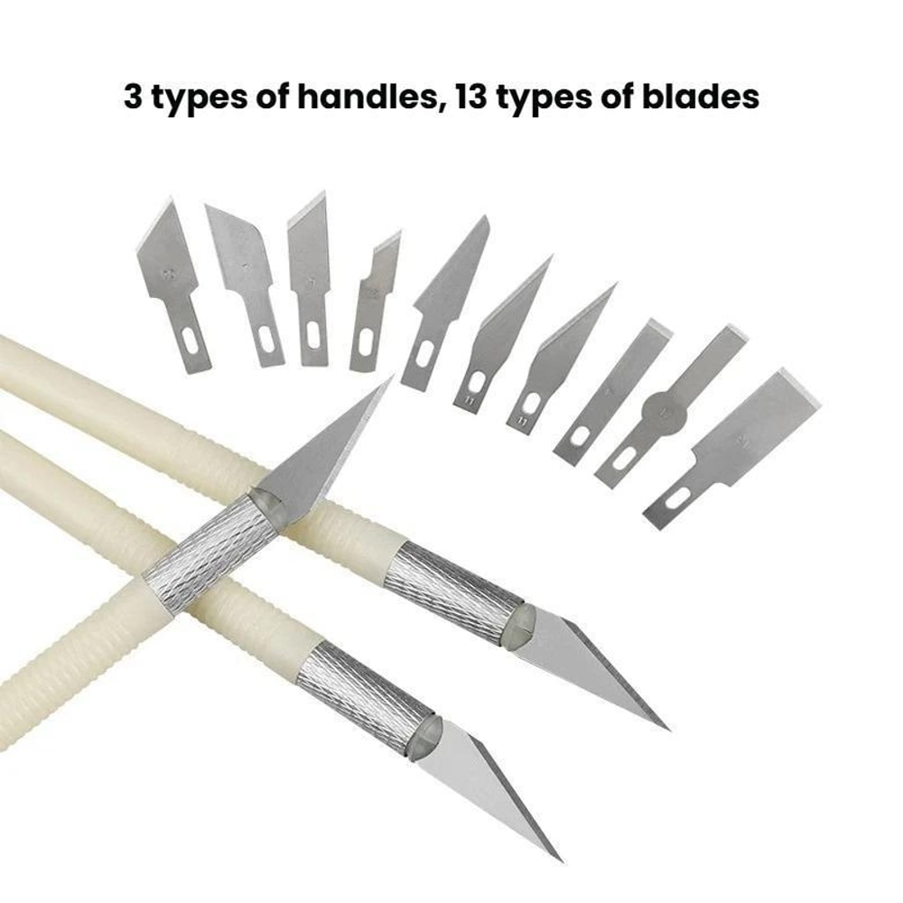 Precision Craft Cutting Knife Set For Paper Cutting Tools And Rubber Stamp Carving 3